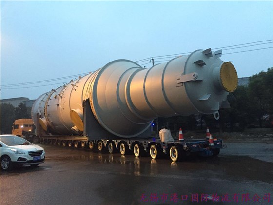 無錫化工裝備大型反應器運輸