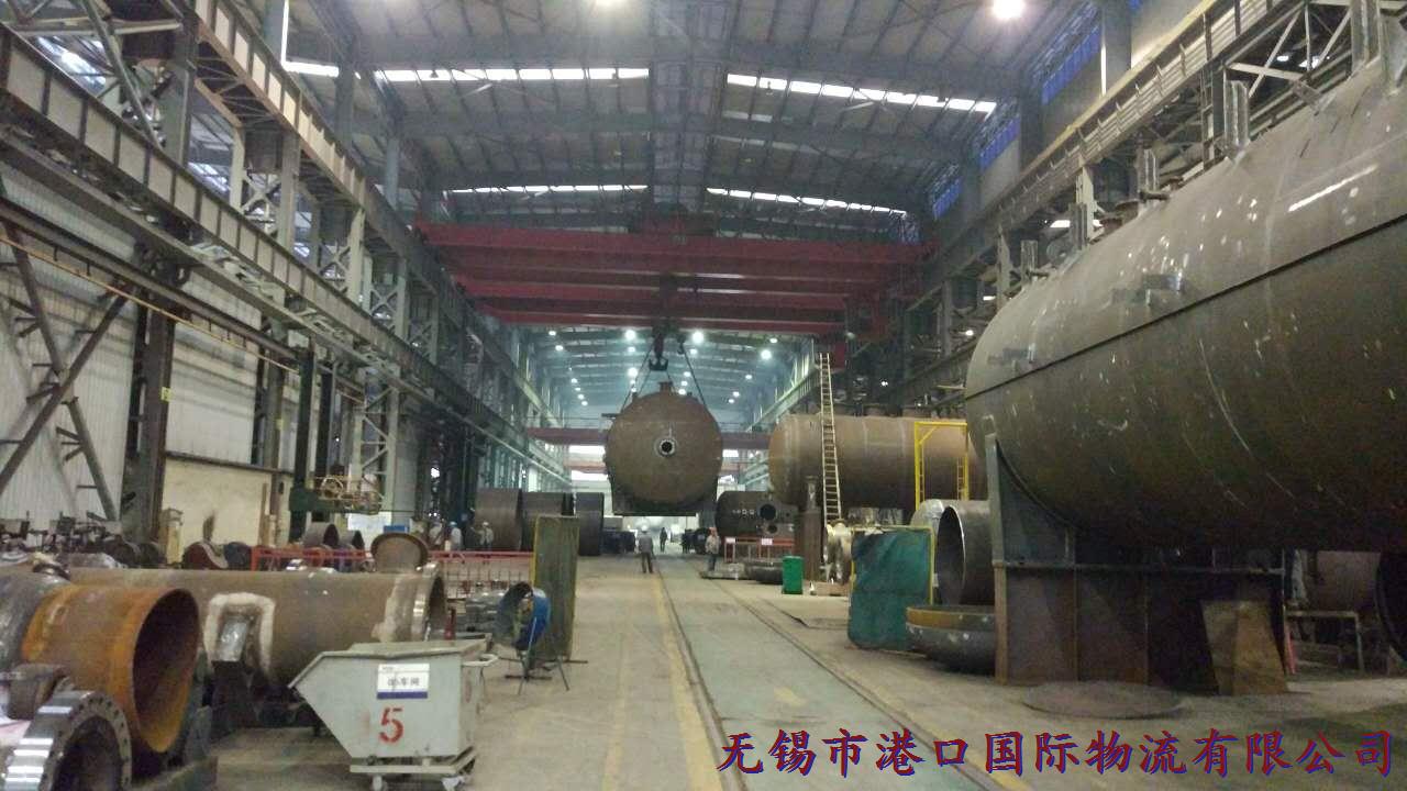 港口國際物流大件運輸，設備裝車1